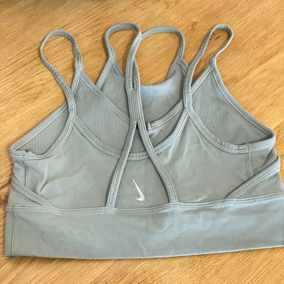 Nike Indy Strappy Women's Light-Support Ribbed Longline Sports Bra M - Picture 4 of 7